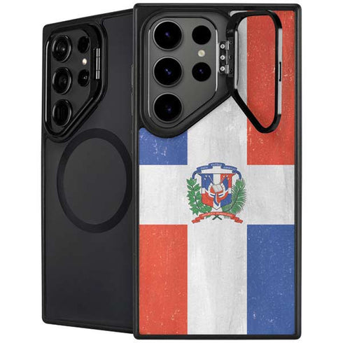 Dominican Republic Flag Distressed Galaxy Cases